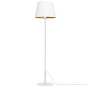 Lampy stojące - Luminex Arden 3459 Lampa stojąca Lampa 1x60W E27 biały/złoty - miniaturka - grafika 1