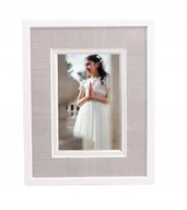 Ramki na zdjęcia - Ramka na zdjęcie 10x15 Velvet Grey szara rama - miniaturka - grafika 1