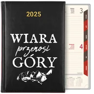 Notesy i bloczki - KALENDARZ CZARNY DZIENNY A5 2025 PLANER TERMINARZ DLA KSIĘDZA KATECHETY WZ - miniaturka - grafika 1
