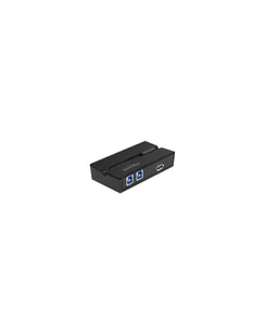 Delock USB 3.0 Switch for 2 PCs on 1 device - 11495 - Akcesoria do komputerów stacjonarnych - miniaturka - grafika 1