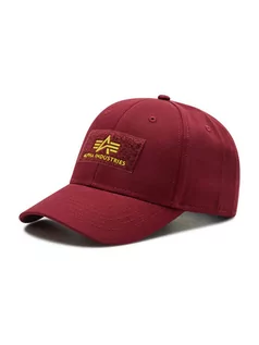 Czapki męskie - Alpha Industries Czapka z daszkiem Cap Vlc II 178905 Bordowy - grafika 1