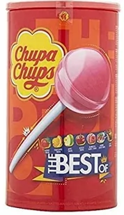 Chupa Chups, lizaki owocowe The Best Of, 100 sztuk - Gumy do żucia, lizaki, dropsy - miniaturka - grafika 1