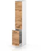 Szafki kuchenne - słupek kuchenny stojący na nóżkach 30cm szafka cargo s30 spremium dąb wotan - miniaturka - grafika 1
