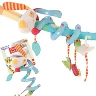 Zabawki kreatywne - WOOPIE BABY Miękka Zawieszka Spirala do Wózka  Łóżeczka Piesek Edukacyjna - miniaturka - grafika 1