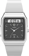 Zegarki męskie - Zegarek Timex TW2Y05900 Q Timex® 1982 Ana-Digi Reissue 33mm Stainless Steel Bracelet - miniaturka - grafika 1