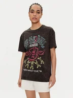 Koszulki i topy damskie - Vans T-Shirt Guitar Solo Oversized VN000GJ6 Czarny Regular Fit - miniaturka - grafika 1