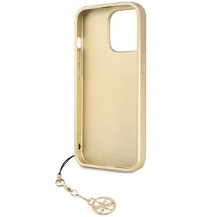 Guess GUHCP14XGF4GGR iPhone 14 Pro Max 6.7" szary/grey hardcase 4G Charms Collection - Etui i futerały do telefonów - miniaturka - grafika 5