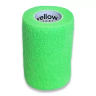Apteczki i materiały opatrunkowe - yellowBAND Bandaż Kohezyjny 7,5cm x 4,5m Intensywny Zielony - miniaturka - grafika 1