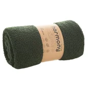 Koce - Koc barankowy Bukla zielony 150 x 200 cm - miniaturka - grafika 1