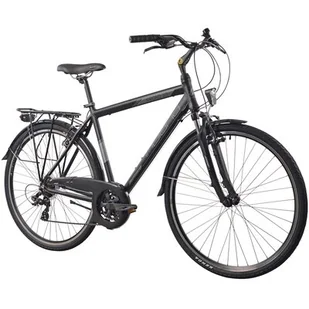 Rower trekkingowy INDIANA X-Road 1.0 M23 28 cali męski Czarny 2024 - Rowery - miniaturka - grafika 1