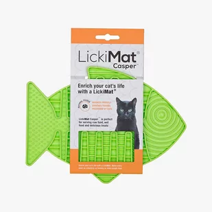 Mata LickiMat Classic Casper małe psy zielona - Miski dla psów - miniaturka - grafika 1
