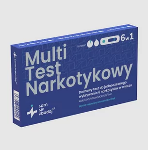 Samsiezbadaj, Multi Test Narkotykowy 6w1 - Testy ciążowe i diagnostyczne - miniaturka - grafika 1