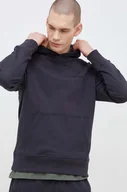 Bluzy męskie - New Balance bluza bawełniana męska kolor szary z kapturem gładka - miniaturka - grafika 1