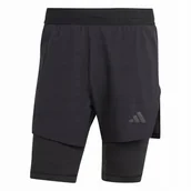 Spodenki męskie - ADIDAS SZORTY HIIT ELEVATED 2IN1 IB3466 r XS - miniaturka - grafika 1