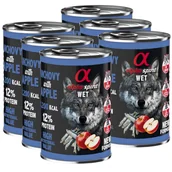 Mokra karma dla psów - ALPHA SPIRIT Anchois z jabłkiem 6x400g - miniaturka - grafika 1