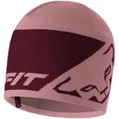 Czapki i chusty sportowe damskie - DYNAFIT Leopard Logo Beanie mokarosa - miniaturka - grafika 1
