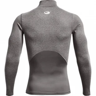Męski longsleeve treningowy termoaktywny UNDER ARMOUR UA CG Armour Comp Mock - szary - Koszulki sportowe męskie - miniaturka - grafika 1