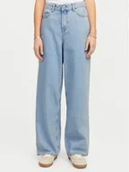 Spodnie damskie - JJXX Jeansy Tokyo 12269077 Błękitny Wide Leg - miniaturka - grafika 1