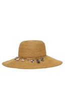 Czapki damskie - Guess Kapelusz AW5290 NYL01 Beżowy - miniaturka - grafika 1