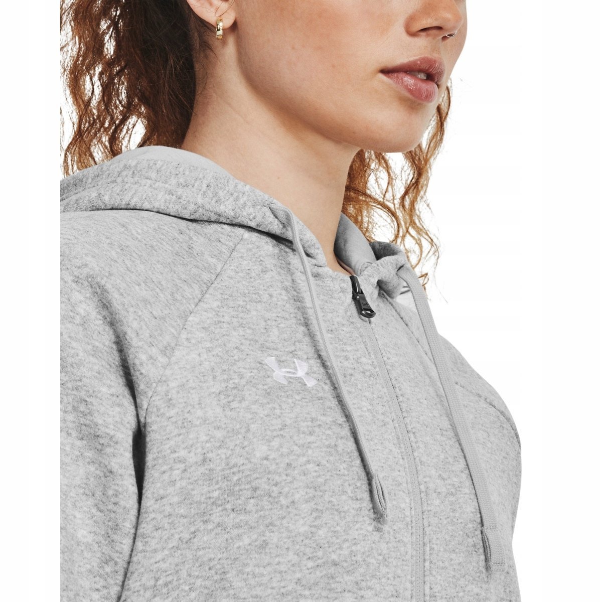 BLUZA DAMSKA RIVAL FLEECE FZ HOODIE UNDER ARMOUR XXL