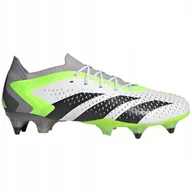 Piłka nożna - Buty piłkarskie adidas Predator Accuracy.1 Low SG biało-zielone IF2292 40 2 - miniaturka - grafika 1