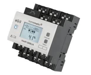 eQ-3 AG 154362A0 inteligentny dom - sterownik Montaż na szynie DIN Mechanizm okiennic/żaluzji 4 kan. - Systemy inteligentnych domów - miniaturka - grafika 1