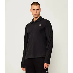 Napapijri Polo E-BADGE LS Relaxed fit - Koszule męskie - miniaturka - grafika 1