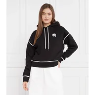 Bluzy damskie - Karl Lagerfeld Bluza ikonik 2.0 hoodie | Regular Fit - miniaturka - grafika 1