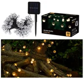 Lampy ogrodowe - Girlanda solarna ogrodowa kulki SPARKLE BALL 100 LED lampki solarne kulki - miniaturka - grafika 1