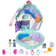 Lalki dla dziewczynek - Polly Pocket zestaw Śnieżny pingwinek HRD34 Mattel - miniaturka - grafika 1