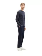 Koszulki męskie - TOM TAILOR T-shirt męski, 32450 - Sky Captain Blue Stripy Inject, S - miniaturka - grafika 1