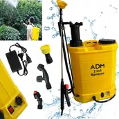 Plecaki - ADM Opryskiwacz 2W1 akumulatorowy i ręczny z pompką plecakowy 16L - miniaturka - grafika 1