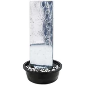 Fontanny ogrodowe - Ściana wodna Köhko 23016L z oświetleniem LED Wysokość ok. 120 cm fontanna ogrodowa ze stali nierdzewnej fontanna wewnętrzna - miniaturka - grafika 1