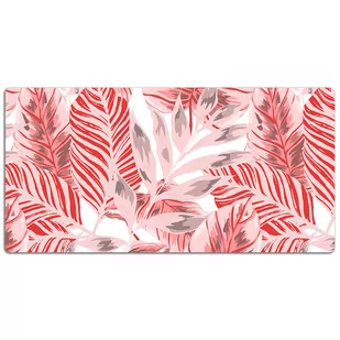 Podkładka na biurko Egzotyczne różowe liście 120x60 cm - Podkładki na biurko - miniaturka - grafika 1