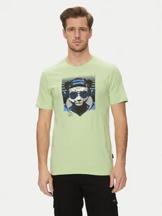 Blend T-Shirt 20717766 Zielony Regular Fit - Koszulki męskie - miniaturka - grafika 1