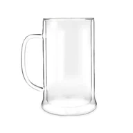 Inne naczynia kuchenne - Vialli Design Kufel do zimnego i grzanego piwa z podwójną ścianką Amo 500 ml - miniaturka - grafika 1