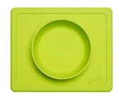 Miseczki i talerzyki dla dzieci - EZPZ, Silikonowa miseczka z podkładką, Mini Bowl, Zielony, 2w1 - miniaturka - grafika 1