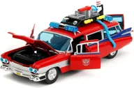 Samochody i pojazdy dla dzieci - Cadillac Ambulance Ecto‑1 1959 Ghostbusters Transformers 1:24 Jada - miniaturka - grafika 1