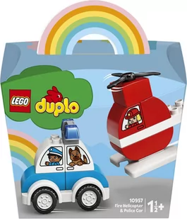 LEGO DUPLO Helikopter strażacki i radiowóz 10957 - Klocki - miniaturka - grafika 1