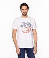 Koszulki męskie - T-shirt z nadrukiem LCO2 2402 WHITE-XXL - miniaturka - grafika 1
