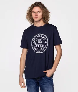 T-shirt z nadrukiem BRAND8 8010 DRESS BLUE-XXL - Koszulki męskie - miniaturka - grafika 1