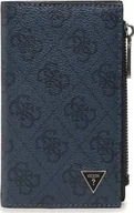 Portfele - Guess Guess, Vezzola, Synthetic Leather, Wallet, SMEVZLLEA78, Black, For Men For Men - miniaturka - grafika 1