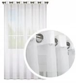 Firany - FIRANA GOTOWA NA PRZELOTKACH FIRANKA BALKON WOAL do POKOJU 300x250 cm - miniaturka - grafika 1