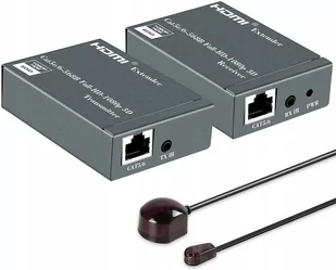 Extender Hdmi Lan Po Skrętce Rj45 60M Ir Loopout - Kable - miniaturka - grafika 1