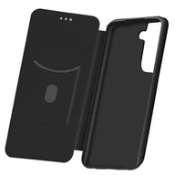 Etui i futerały do telefonów - Etui Folio do Samsung Galaxy S21 Plus z uchwytem na kartę i podstawką Carbon Effect Black - miniaturka - grafika 1