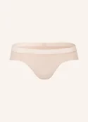 Majtki damskie - Calvin Klein Figi Seductive Comfort beige - miniaturka - grafika 1