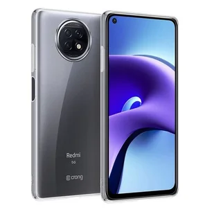 Crong Crystal Slim Cover Etui Xiaomi Redmi Note 9T (przezroczysty) - Etui i futerały do telefonów - miniaturka - grafika 1