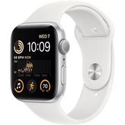 Smartwatch - Apple Watch SE GPS 44mm Silver Aluminium Case with White Sport Band - Regular - miniaturka - grafika 1