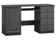 Dom i wnętrze OUTLET - OUTLET - Biurko drewniane CONRADO szare - miniaturka - grafika 1