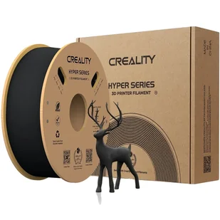 filament do drukarek 3D, lepsza płynność, szybsze chłodzenie, 1 kg czarny - Filamenty i akcesoria do drukarek 3D - miniaturka - grafika 1